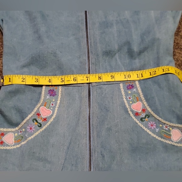 Chasing Unicorns Blue Jumpsuit with Pink and Green Accents - Picture 9 of 9